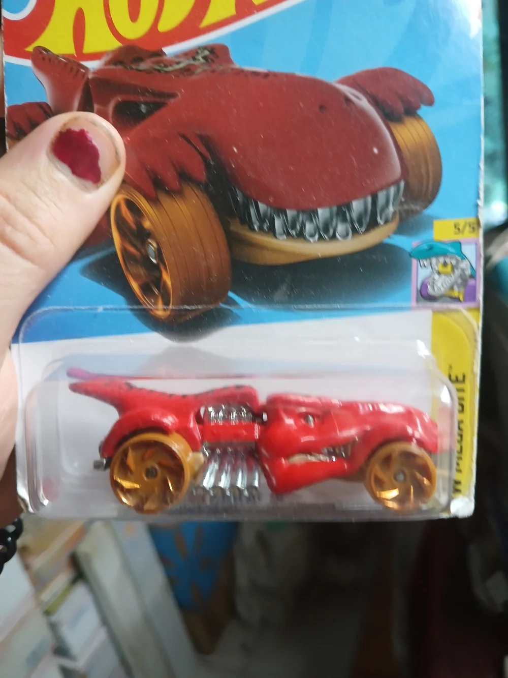 Hot Wheels T-Rextroyer: This 1:64 scale diecast car is part of the 2024 mainline